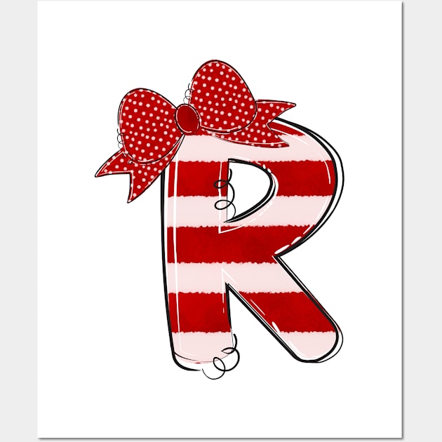 Letter R (Christmas Alphabet) Wall Art by Pop Cult Store